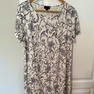 J Jill short sleeved dress